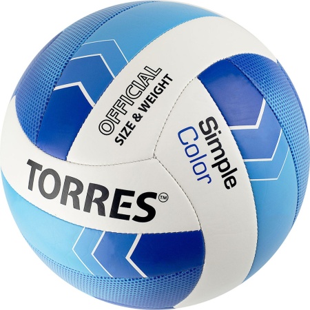 Купить Мяч волейбольный Torres Simple Color любительский р.5 в Куртамыше 